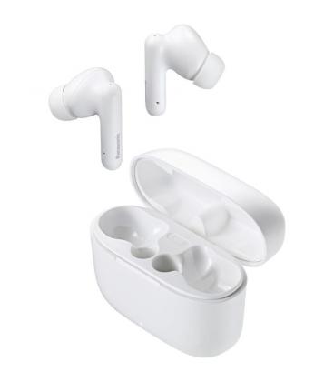 Auriculares bluetooth panasonic rz-b110w con estuche de carga/ autonomía 6h/ blancos