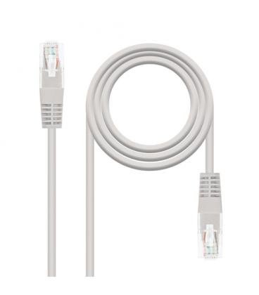 Cable de red rj45 utp nanocable 10.20.0103 cat.5e/ 3m/ gris