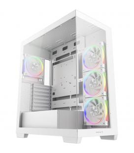 Caja ordenador gaming atx deepcool cg580v2 cristal templado blanca