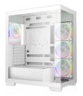 Caja ordenador gaming atx deepcool cg580v2 cristal templado blanca
