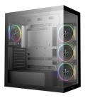 Caja ordenador gaming atx deepcool cg580v2 cristal templado negro