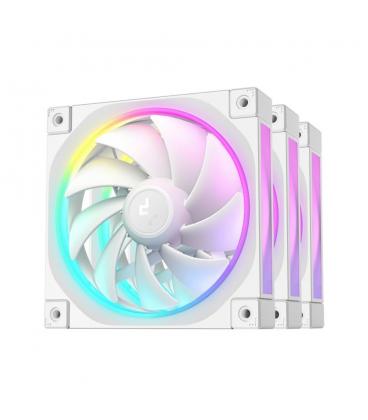 Ventilador caja deepcool r - fl12 - whapn3 - g argb 3x 120mm blanco