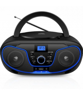 Radio cd aiwa dw3012/ 4w/ negro y azul