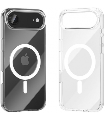 Funda dura con magsafe vention concise impact kvbtcg-20/ compatible con iphone 17 air/ transparente