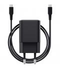 Cargador de pared gan trust maxo 65w ultrareducido/ 1xusb tipo-c/ incluye cable usb tipo-c/ 65w