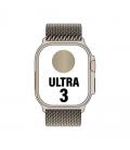 Apple watch ultra 3/ gps/ cellular/ 49mm/ caja de titanio natural/ correa milanese l