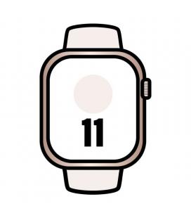 Apple watch series 11/ gps/ cellular/ 46mm/ oro rosa/ correa deportiva rosa rubor m/l