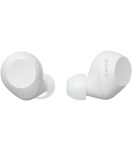 Auriculares bluetooth sony wf-c710n con estuche de carga/ autonomía 12h/ blancos