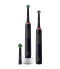 Cepillo dental oral-b pro 3 3900 duo black edition/ pack 2 uds