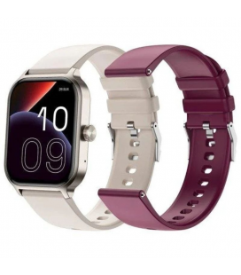 Smartwatch spc smartee duo 3/ notificaciones/ frecuencia cardíaca/ blanco