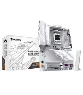 GIGABYTE B850 AORUS ELITE WIFI7 ICE Placa Base - Procesadores AMD Ryzen Serie 9000, VRM digital de 14+2+2 fases, hasta 8200MHz D