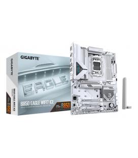 GIGABYTE B850 EAGLE WIFI7 ICE Placa base - Procesadores AMD Ryzen serie 9000, VRM digital de 8+2+2 fases, hasta 8200 MHz DDR5 (O