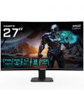 GIGABYTE GS27FC Monitor gaming curvo 27" FHD - 1920 x 1080, 180Hz, 1ms, 250 cd/m², FreeSync Premium, HDR Ready, HDMI 2.0, Displa