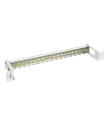 CARRIL DE MONTAJE LANBERG DIN TS-35 PARA RACK 19" 1U GRIS