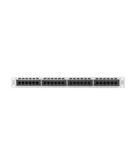 PATCH PANEL LANBERG CAT.6 UTP 24 PUERTOS 1U RACK 19" GRIS