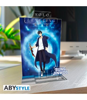 Figura acrílica solo leveling diorama jinwoo portal