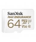 Tarjeta memoria micro secure digital 64gb sandisk max endurance clase 10 uhs - i u3