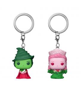 Funko pop keychain llavero cine wicked elphaba thropp & glinda upland