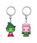 Funko pop keychain llavero cine wicked elphaba thropp & glinda upland