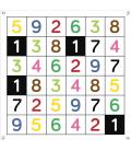 Tapete numeros tilk bee - bot - blue - bot