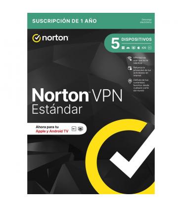 Vpn norton vpn standard es 1 usuario 5 dispositivos 1 año esd electronica