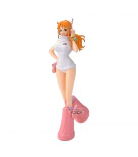 Figura banpresto one piece glitter & glamours egghead nami 23cm