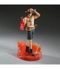 Figura banpresto one piece the shukko logia portgas d.ace special edition