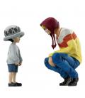 Figura ichibansho one piece masterlise trafalgar law & corazon (the unbreakable law) 11 - 13cm