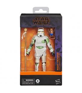 Figura hasbro star wars the black series night trooper (halloween edition)