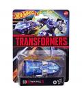 Coche hot wheels transformers twin mill
