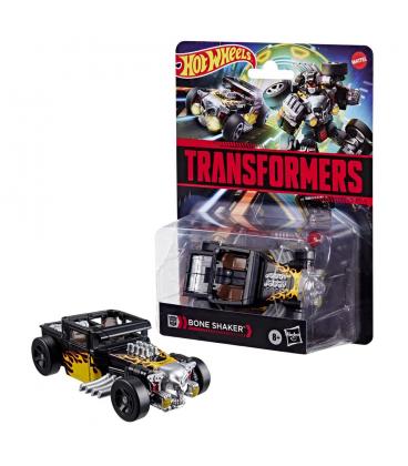 Coche hot wheels transformers bone shaker