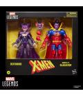 Pack de 2 figuras hasbro marvel legends series x - men deathbird vs marvel's gladiator