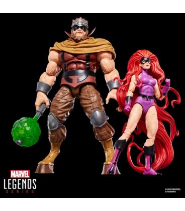 Pack 2 figuras hasbro marvel legends series inhumans marvel's medusa & marvel's gorgon