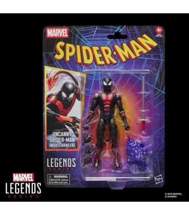 Figura hasbro marvel legends series uncanny spider - man (nightcrawler)