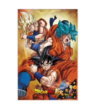 Poster 3d 58x38 cm champa goku states dragon ball super