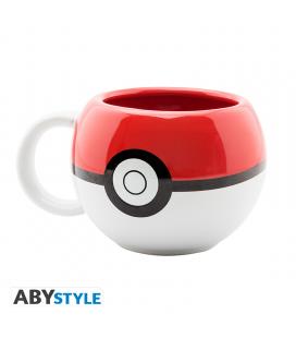 Taza 3d abystyle pokemon pokeball