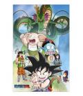 Poster 3d 38x58cm shenron and heroes dragon ball