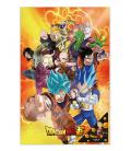 Poster 3d 58x38cm universal survival heroes dragon ball super