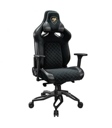 COUGAR Titan Pro V2 Gold F Silla para videojuegos universal Asiento acolchado tapizado Negro