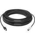 Logitech GROUP 15m Extender Cable cable ps/2 6-p Mini-DIN Negro