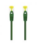 Nanocable Cable de red latiguillo RJ45 LSZH Cat.6A SFTP AWG26, Verde, 1.0 m