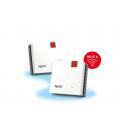 Mesh Set FRITZMESH SET 1600 2-PACK EDITION INTERNATIONAL Doble banda (2,4 GHz / 5 GHz) Wi-Fi 6 (802.11ax) Rojo, Blanco Interno