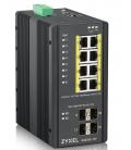 Zyxel RGS200-12P Gestionado L2 Gigabit Ethernet (10/100/1000) Energía sobre Ethernet (PoE) Negro