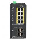 Zyxel RGS200-12P Gestionado L2 Gigabit Ethernet (10/100/1000) Energía sobre Ethernet (PoE) Negro