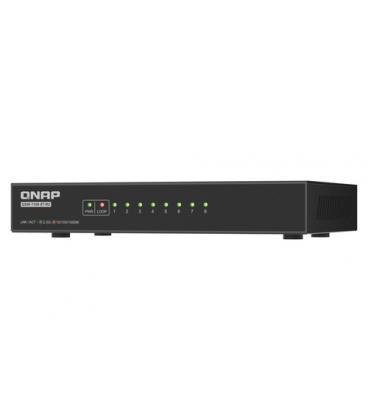 QNAP QSW-1108-8T-R2 switch No administrado 2.5G Ethernet (100/1000/2500) Escritorio Negro