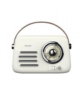 RADIO PORTATIL SAVIO RS-02 WHITE-BROWN