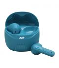 Auriculares bluetooth jbl tune flex 2 con estuche de carga/ autonomía 12h/ azul turquesa