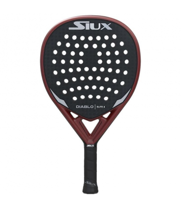 Pala de pádel siux diablo elite 4/ negro y rojo