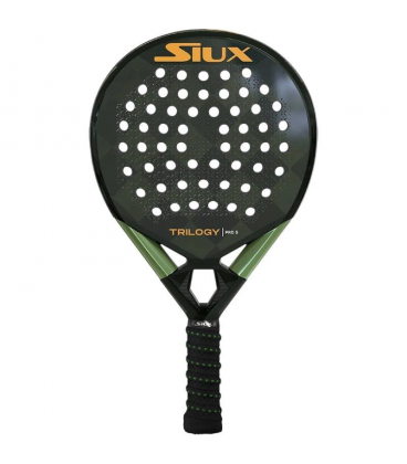 Pala de pádel siux trilogy pro 5 2025 (patty llaguno)/ negra y verde