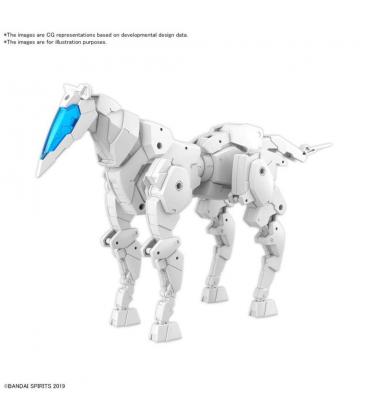 Vehiculo expansion bandai hobby 30mm exa - vehicle horse mecha ver. blanco